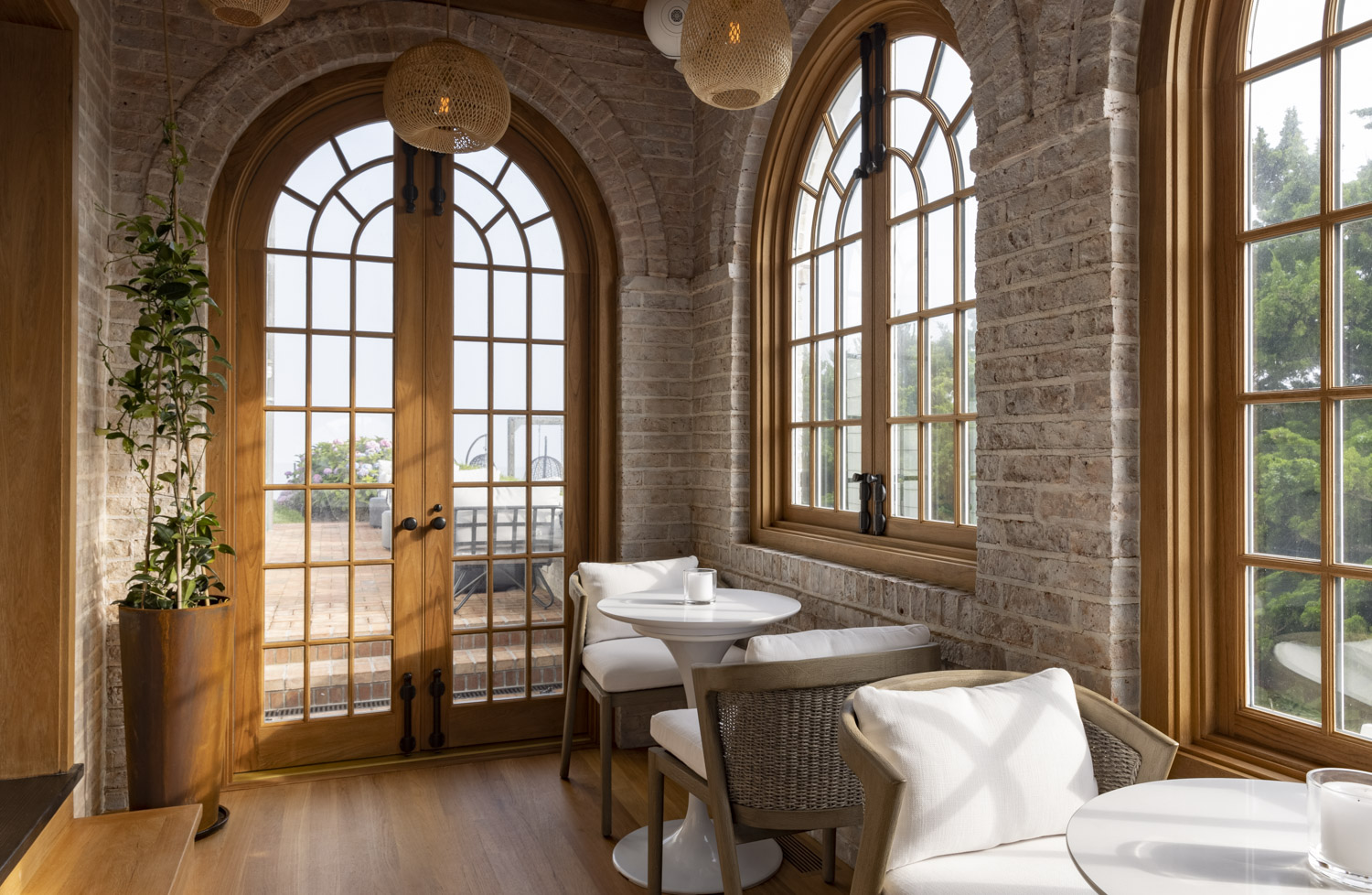 Photo of construction by Ronald Webb Builder.